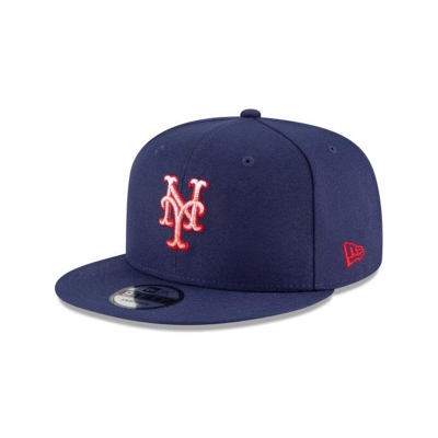 New York Mets Gorra | New Era MLB Americana Fade 9fifty Snapback Cap Mexico - Azules